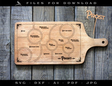  Etch Design for Oktoberfest-themed Cutting Board - PROST!