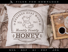  Art & Cut Files: "Hundred Acre Wood Honey" Stencil Design Set