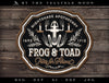 Art & Cut Files: Apothecary Label and Sign Design, "Frog & Toad Parts for Potions"