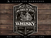 Art & Cut Files: "Rubeus Rye Whisky" Wizarding Label and Sign