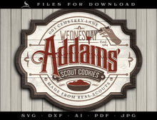  Art & Cut Files: Dark Humor "Addams Cookies" Design