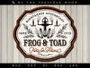 Art & Cut Files: Apothecary Label and Sign Design, "Frog & Toad Parts for Potions"
