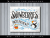 Art & Cut Files: Fun "Snowberries" Sign & Label Inspired by "Elf" Movie