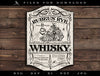 Art & Cut Files: "Rubeus Rye Whisky" Wizarding Label and Sign