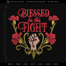  Handmaid-inspired "Blessed Be the Fight" - Seven Sizes 4 to 10 Inches