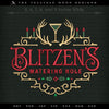 Embroidery: "Blitzen's Watering Hole" (4 Colors; 5 Sizes Between 5 and 9 Inches; Several Formats)