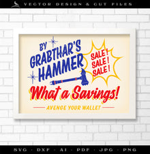  Art & Cut Files: Retro "What a Savings" Quote Inspired by Sir Alexander Dane (Alan Rickman)