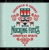 Embroidery: "Nucking Futt's Christmas Spirits" (4 Colors; 4 Sizes Between 6.5 and 8.75 Inches; Several Formats)