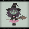 Embroidery Files: "Wee Wicked Witch" Cartoon Design Inspired by the Classic Book