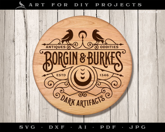 Art & Cut Files: Dark Wizard Antiques & Relics