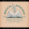 Embroidery: Magical Bookshop Doodle - Eight Sizes Between 5.5 and 12.5 Inches Wide