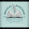 Embroidery: Magical Bookshop Doodle - Eight Sizes Between 5.5 and 12.5 Inches Wide