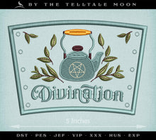  Embroidery Files: "Divination Teas" Drink Cozy Pattern