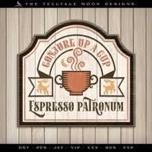  Art & Cut Files: Magical "Espresso Patronum" Wizard-themed Sign and Logo