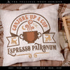 Embroidery: Magical Espresso - Seven Sizes Between 5 and 12 Inches