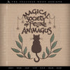 Embroidery: Wizarding Society of Feline Animagus - Five Sizes 5 to 9 Inches