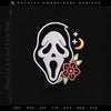 Embroidery: Ghostface Tattoo-style Set - Icon, Keychain, and Coffee Sleeve
