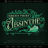 Embroidery: "Green Fairy Absinthe" Vintage Humor - Several Sizes 6 Inches Wide and Larger