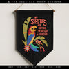 Embroidery: "Chorter & Chorter" Parrot, Inspired by Tiki Room - Six Sizes Between 6 and 10 Inches