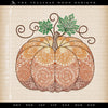 Embroidery: Lace Pumpkin - Four Sizes 7 to 12 Inches Square - Seven Thread Colors