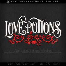  Embroidery: Love Potions Briar - Four Sizes Between 6 and 9 Inches