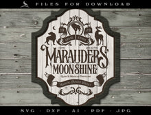  Art & Cut File Set: Wizard-themed Marauders Moonshine Design