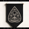 Embroidery: Drawing of a Ouija Planchette - Eight Sizes 5 to 12 Inches Tall