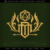 Embroidery: Game Master Project Set - Includes Pocket, Patch, Drink Sleeve, and Coaster (with both GM and DM Monograms)