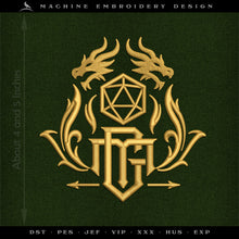  Embroidery: Game Master Project Set - Includes Pocket, Patch, Drink Sleeve, and Coaster (with both GM and DM Monograms)