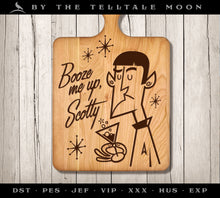  Art & Cut Files: "Booze Me Up Scotty" Retro Sci-fi Design