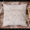 Embroidery: Run-stitch "Nostalgic North Pole Speakeasy" - Seven Sizes - Four Thread Colors