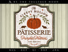 Art & Cut Files: Vintage-style Autumn Design "Sleepy Hollow Patisserie"