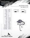 Embroidery: Flamingo Skeletons (Set Includes Individual Bird Files and Pair Files, in 6.9 and 7.8 Inches Tall)