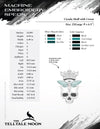 Embroidery: Crowned Skull with Cicada - Six Sizes 5 to 10 Inches Tall