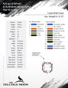 Embroidery Files: "With This Candle" Plus Blank Frame - Eight Sizes Between 4 and 12 Inches