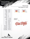 Embroidery: "Old Steel" Vintage Script for Greaser, Rockabilly, Motorhead, Rider, and Garage