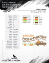 Embroidery: Pick-a-Pumpkin Farm Sign (Three Sizes 7-9 Inches Wide)