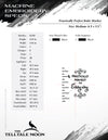 Embroidery: "Practically Perfect" Doodle - Seven Sizes Between 3.5 and 10.5 inches