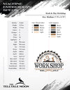 Embroidery Files: "Workshop Where Memories Are Built" - 6.5, 7.75, 9, and 10 Inches Wide