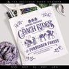 Art & Cut Files: "Equinox Coach Rides" Wizard-themed Sign