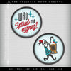 Embroidery: Retro Eggnog Drink Sleeve & Drink Coaster Set