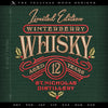 Machine Embroidery: "Winterberry Whisky" Design (3 Colors, 6 and 7 Inches Tall)