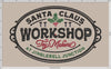 Machine Embroidery: "Santa Claus Workshop" (4 Colors; 4 Sizes Between 6.5 and 9 Inches; Several Formats)