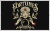 Embroidery: "Fortunes" Dark Vintage Design - Four Sizes at 5.5, 6.5, 7.5, and 8.5 Inches