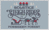 Embroidery: Wizarding "Solstice Sleigh Rides" Sign - Four Sizes Between 7 and 10 Inches