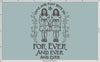 Embroidery: "Forever and Ever" Ghost Twins Design in Several Sizes 5-9 Inches