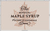 Machine Embroidery: Wizard World Maple Syrup (6, 7, and 8 Inches Square; Two Thread Colors)