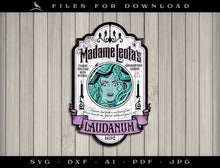  Art & Cut Files: Vintage Style Laudanum Label - Inspired by the Old Haunted Mansion