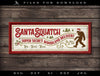 Art & Cut Files: "SantaSquatch" Clean Vector Sign Featuring Bigfoot as Santa!