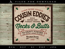  Art & Cut Files: Funny "Necks & Butts" Feedsack Inspired by Christmas Vacation